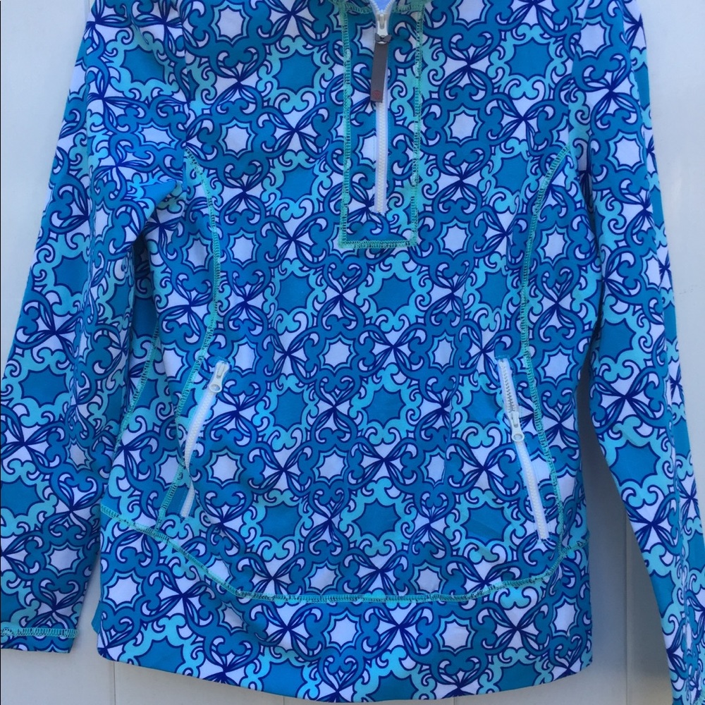 Talbots colorful  Lilly jacket SZ small blue